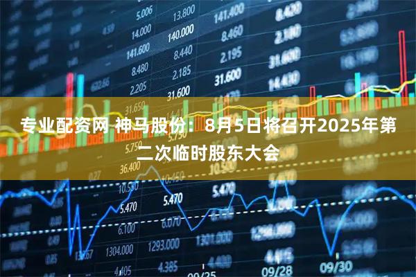 专业配资网 神马股份：8月5日将召开2025年第二次临时股东大会